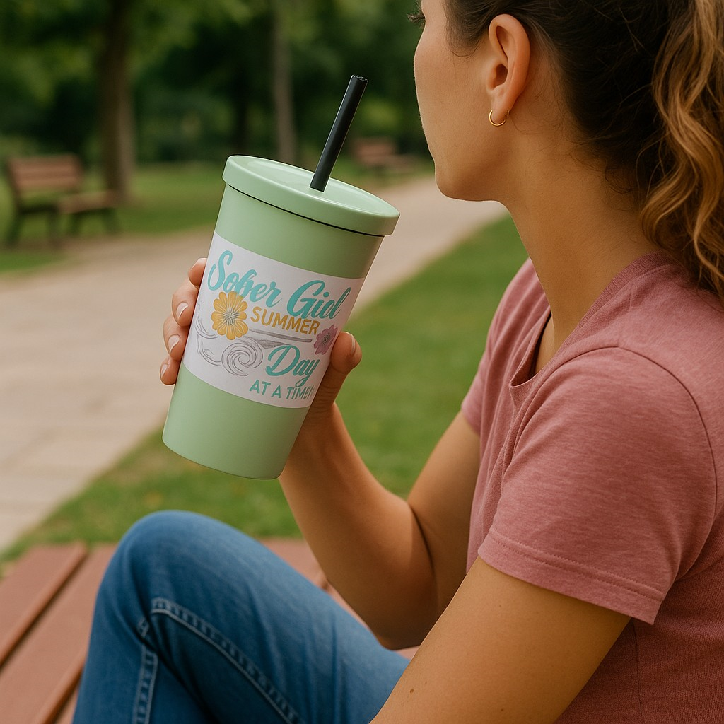 🌸 Sober Girl Summer – Insulated Tumbler (20 oz)