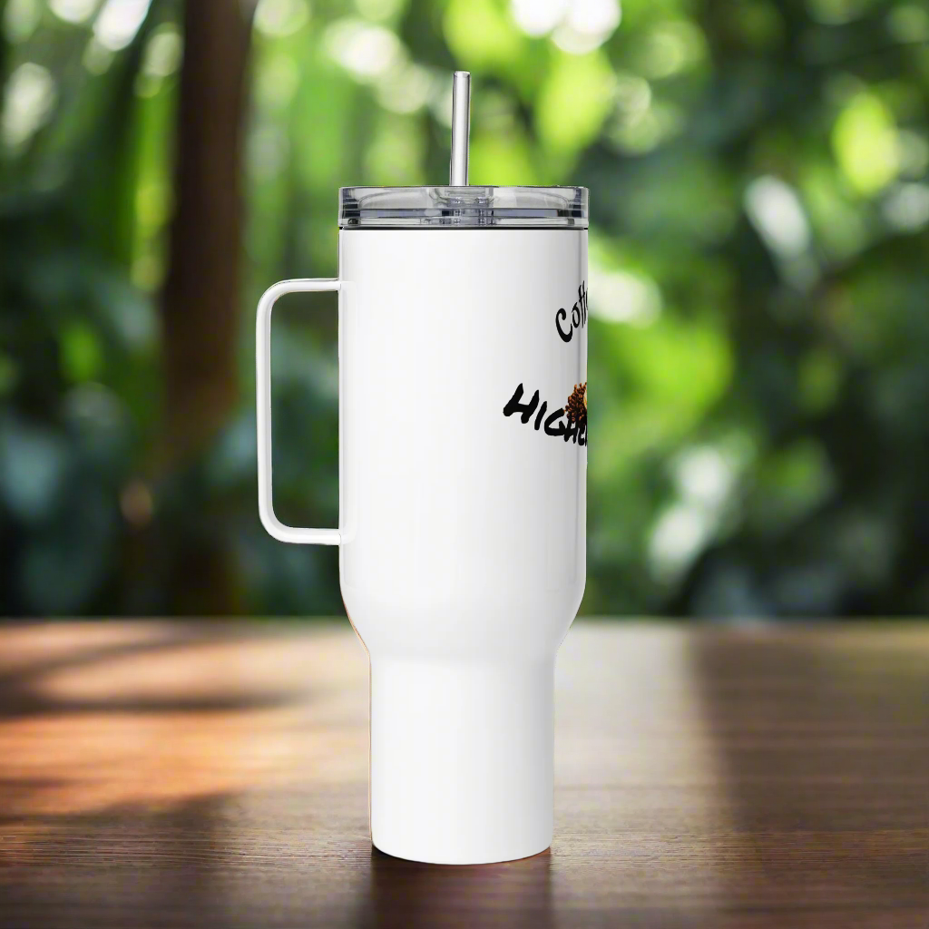 β Coffee Is My Higher Power β Stainless Steel Travel Tumbler