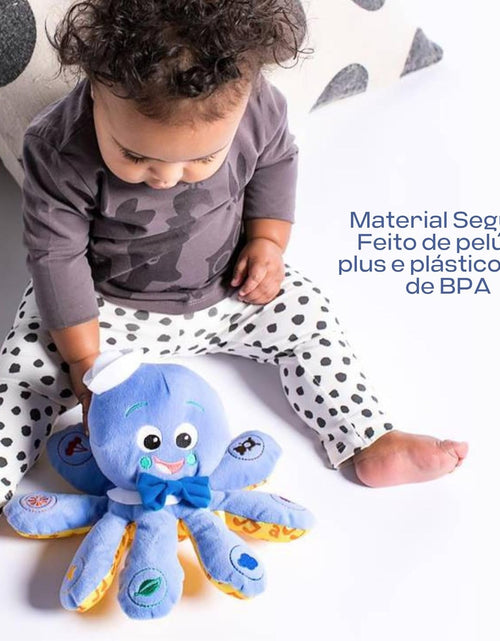 Load image into Gallery viewer, Octoplush Musical Huggable Stuffed Animal Plush Toy, Learn Colors in 3 Languages, Blue, 11&quot; Age 3 Month and Up,
