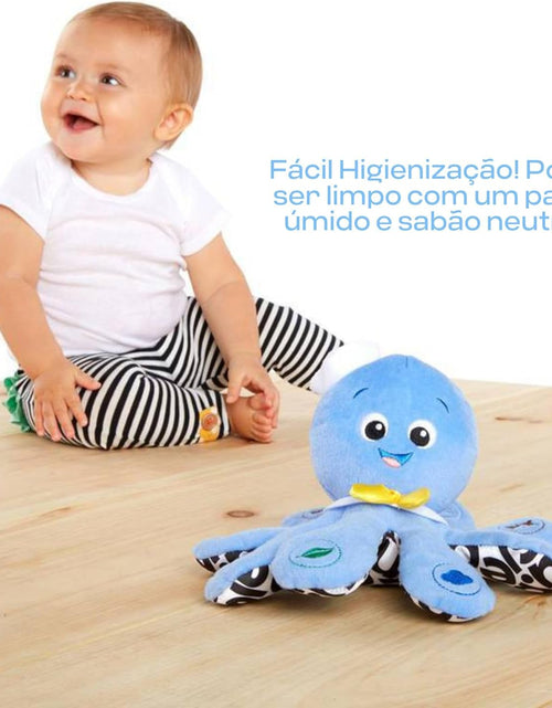 Load image into Gallery viewer, Octoplush Musical Huggable Stuffed Animal Plush Toy, Learn Colors in 3 Languages, Blue, 11&quot; Age 3 Month and Up,
