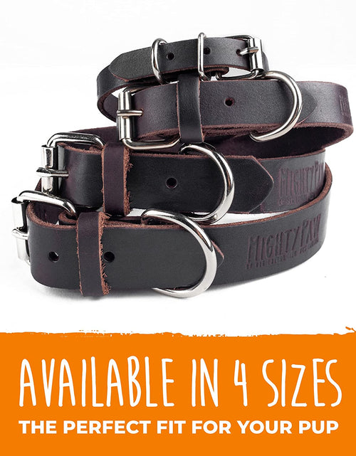 Load image into Gallery viewer, Leather Dog Collar, Super Soft Distressed Leather- Premium Quality, Modern Stylish Look
