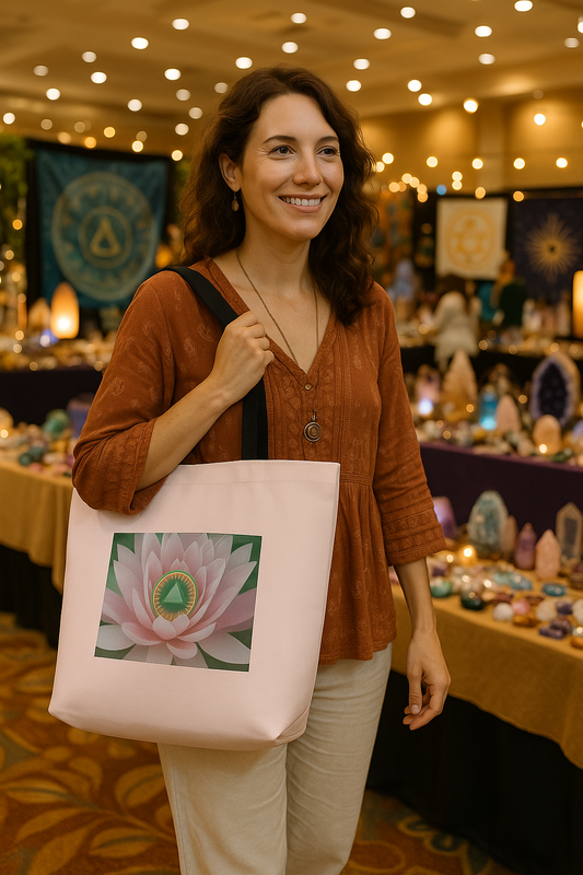 🌸 We Do Recover – Lotus Serenity Tote Bag