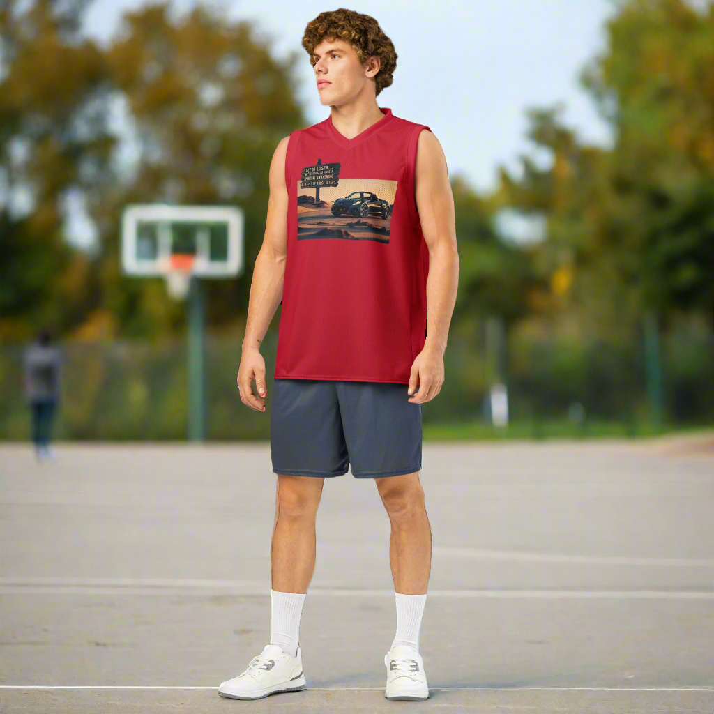🏀 “Get In, Loser” Spiritual Awakening Basketball Jersey