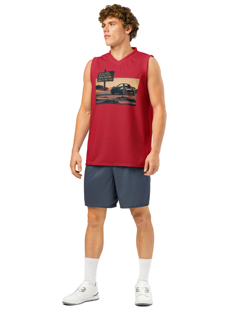Cargar imagen en el visor de la Galería, Gonna Have A Spiritual Awakening - Red Basketball Jersey
