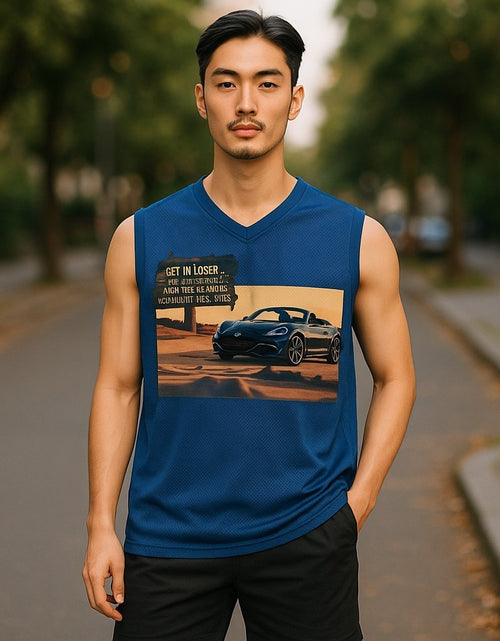Cargar imagen en el visor de la Galería, Gonna Have A Spiritual Awakening - Blue Basketball Jersey
