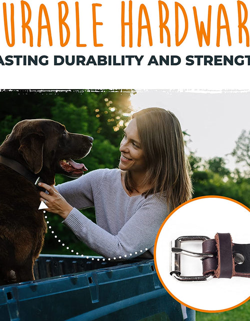 Load image into Gallery viewer, Leather Dog Collar, Super Soft Distressed Leather- Premium Quality, Modern Stylish Look
