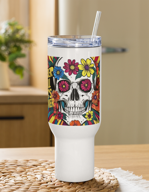 Charger l&#39;image dans la visionneuse de galerie, Sober Till It&#39;s Over - Travel mug with a handle
