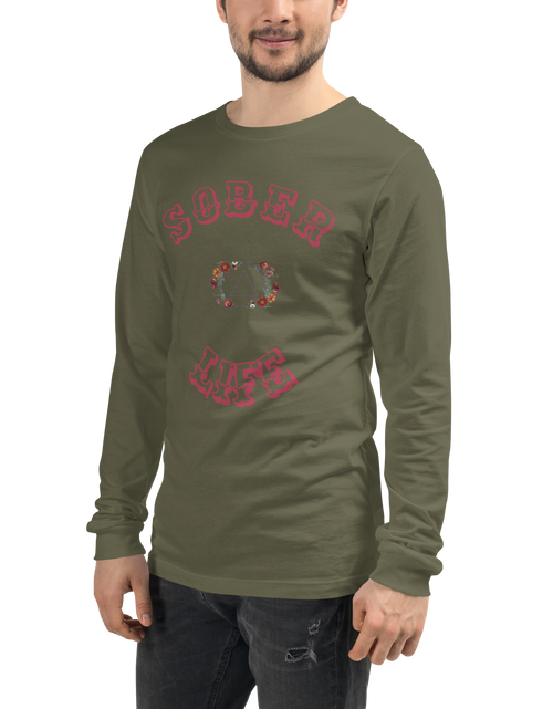 Cargar imagen en el visor de la Galería, Sober Life - Unisex Long Sleeve Tee
