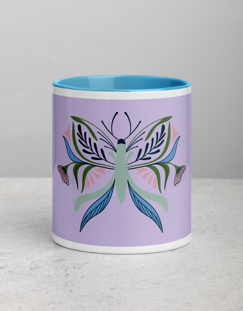 Load image into Gallery viewer, Paisley- Mug with Color Inside
