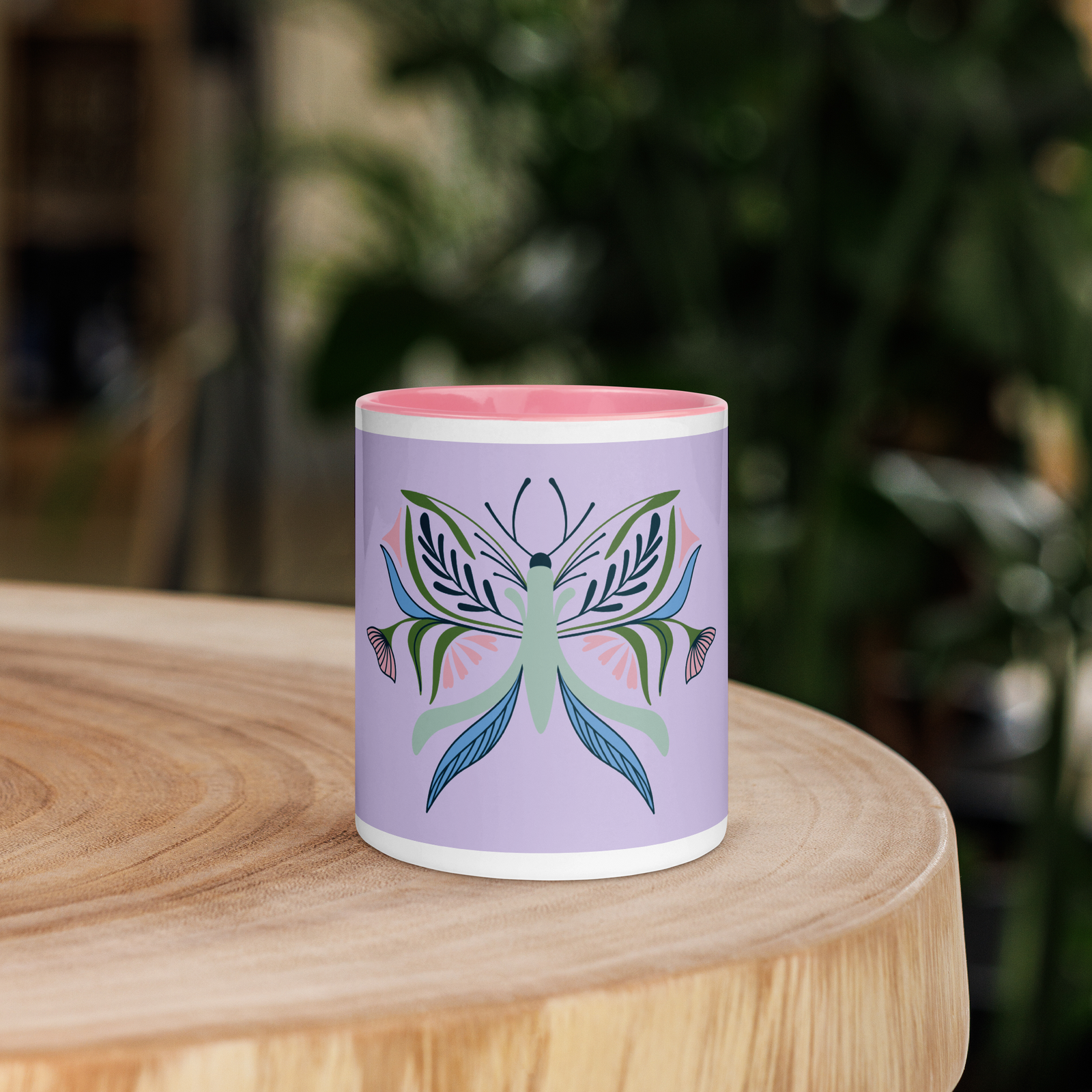 Paisley- Mug with Color Inside