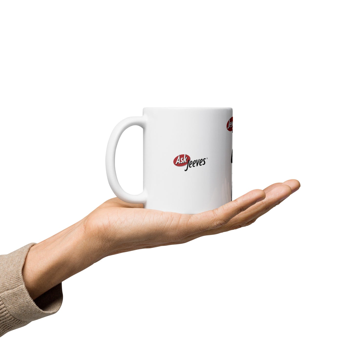 ☕ "Jeeves Is My Higher Power " - White glossy mug